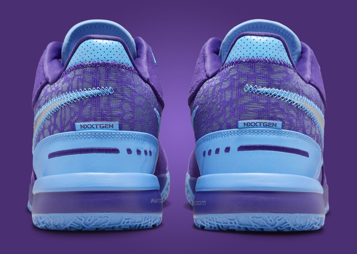 Nike LeBron NXXT Gen AMPD Field Purple Heel