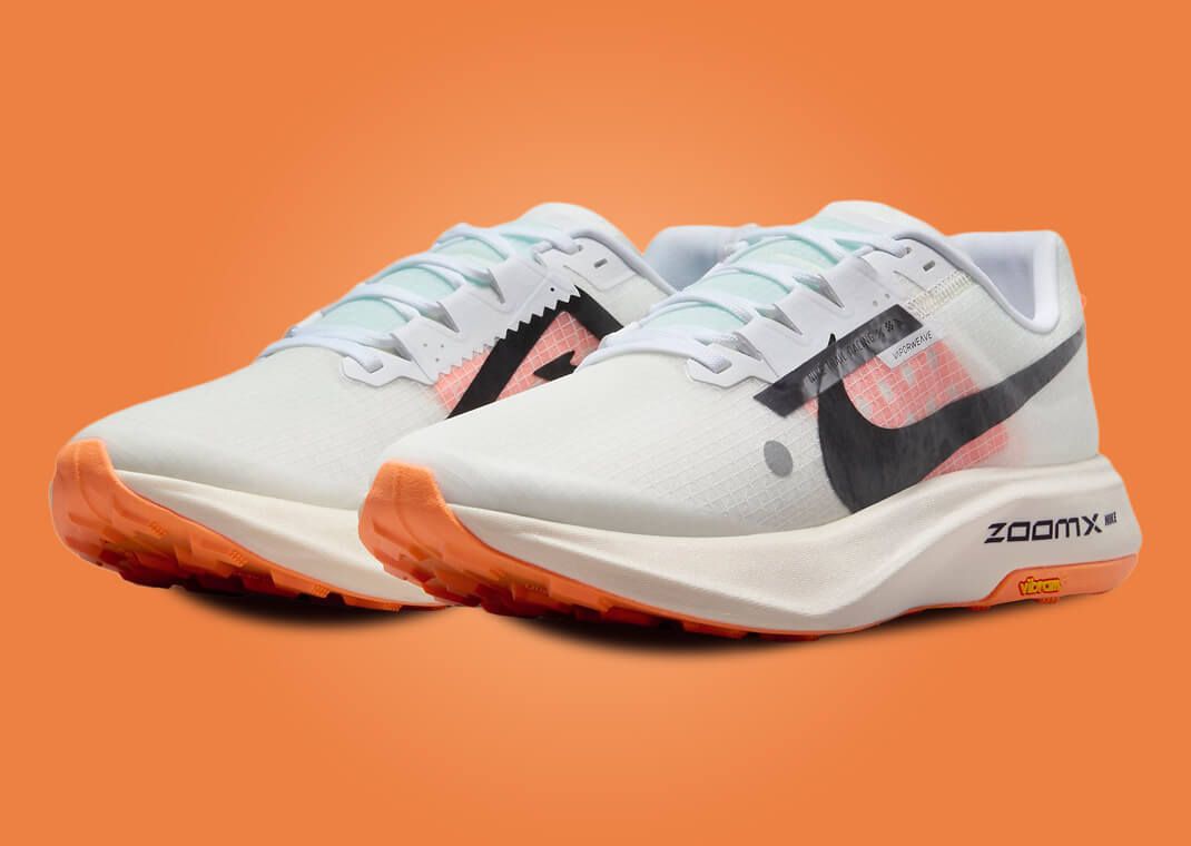 Nike zoom orange and on sale white