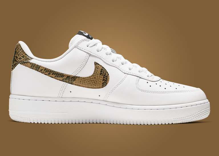 Nike Air Force 1 Low Retro Ivory Snake Medial