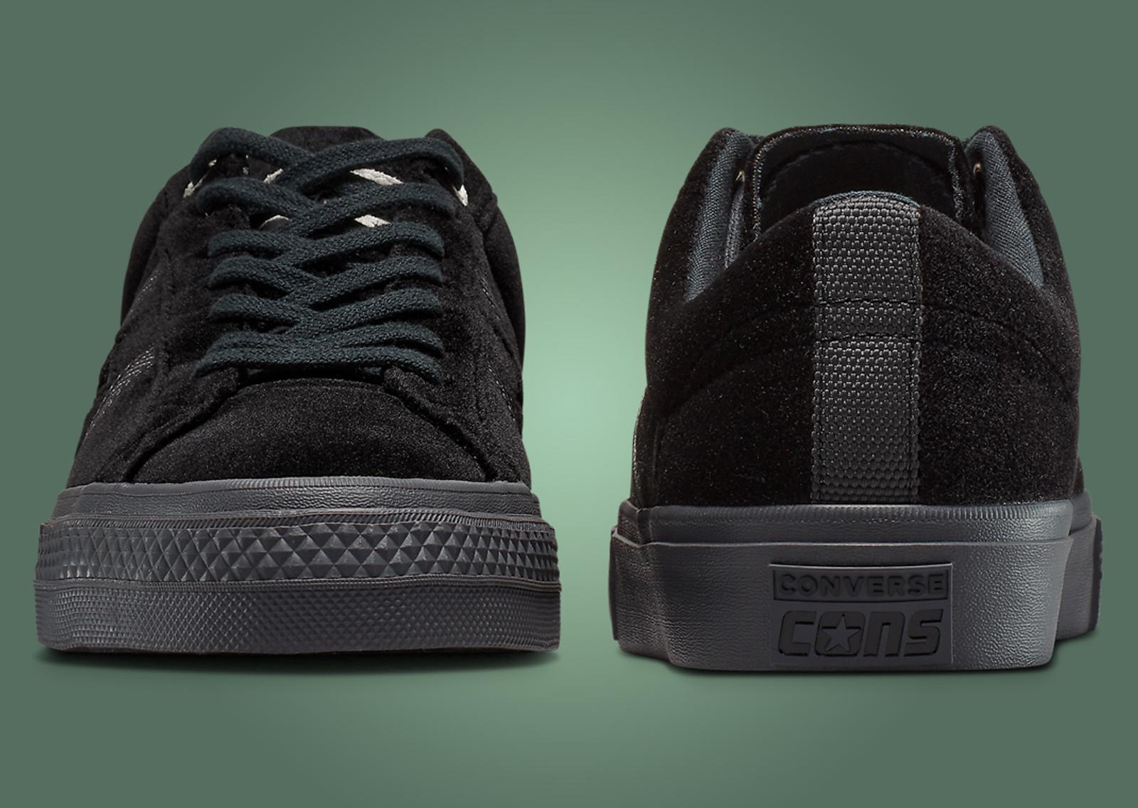 UNDEFEATED x Converse One Star Academy Pro Black Heel