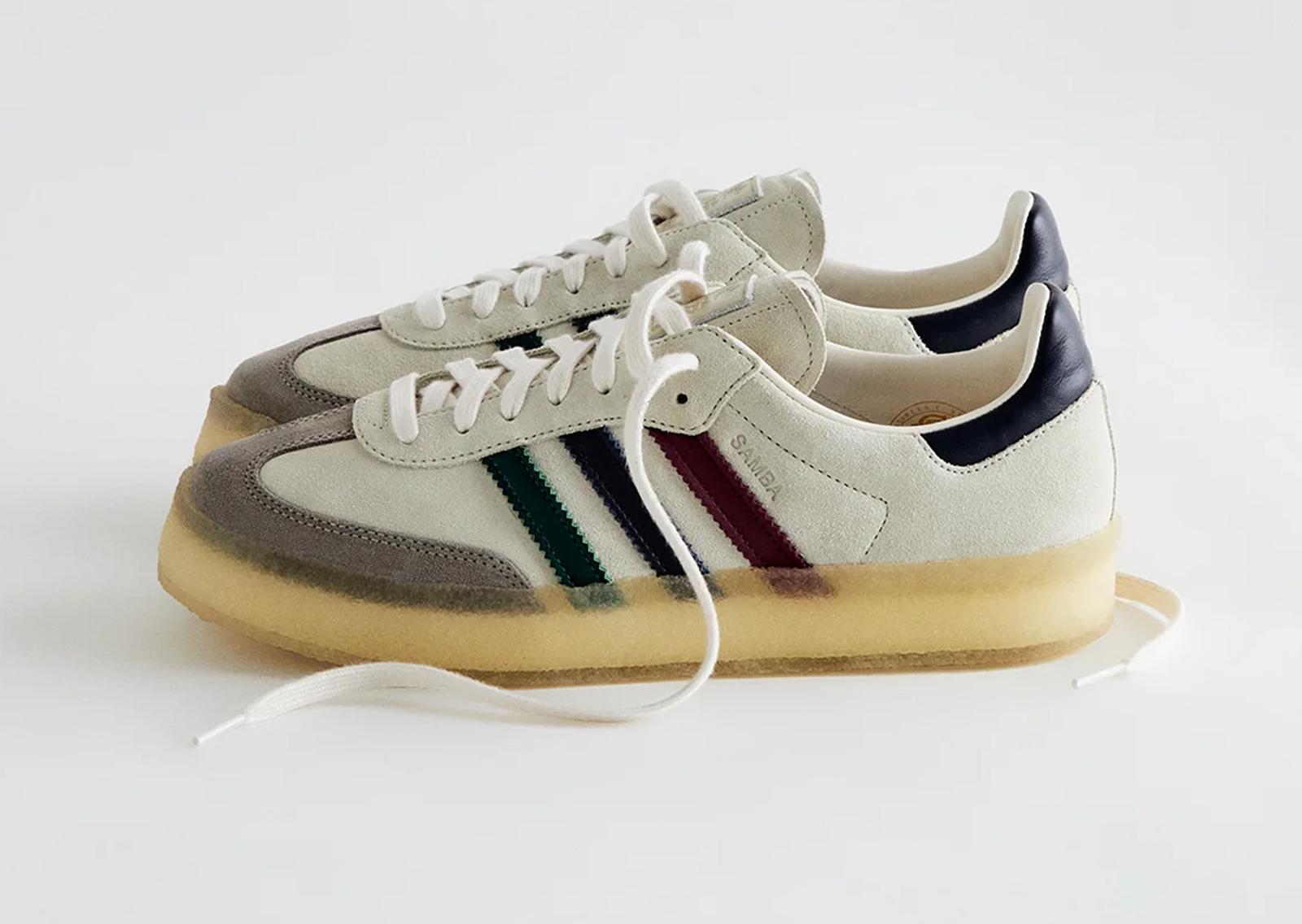 Clarks 8th Street by Ronnie Fieg x adidas Samba Kithmas Cream Multi Lateral