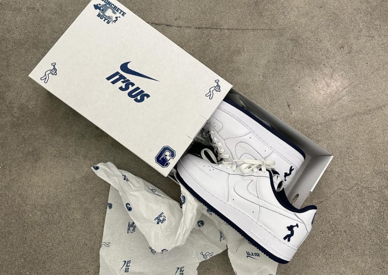 Lil Yachty x Nike Air Force 1 Low Concrete Boys Packaging