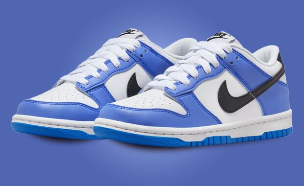 Low dunks blue and white Clearance
