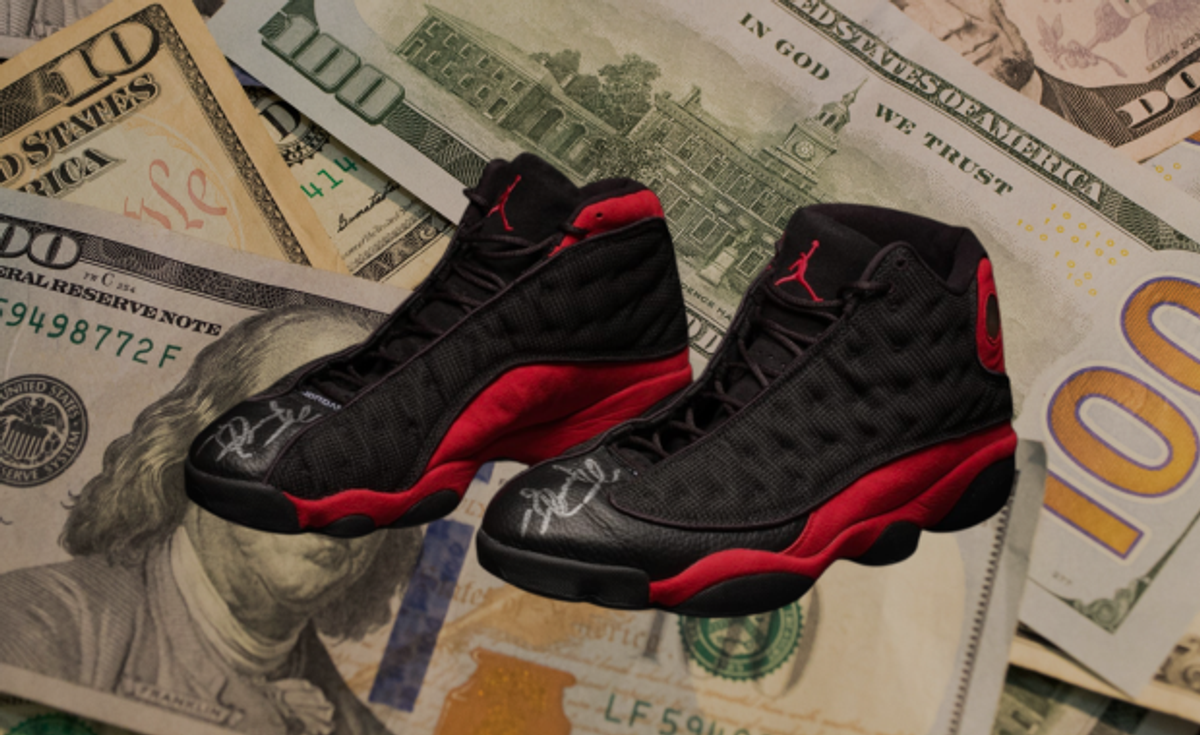 Michael Jordan’s 1998 NBA Finals-Worn Air Jordan 13 Sells For $2.2 Million