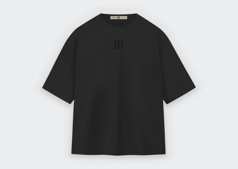 Fear of God Athletics x adidas Performance Jersey Tee Black Front