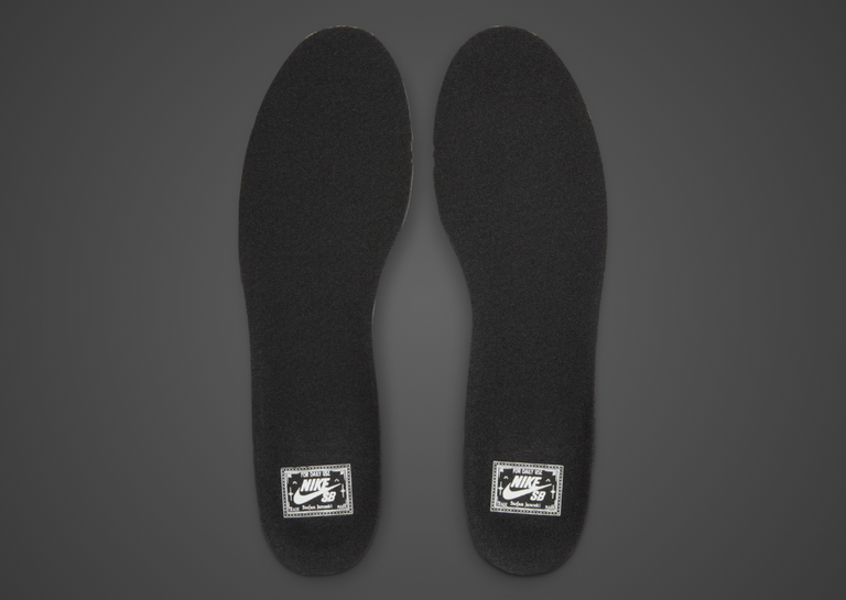 Nike SB Zoom Janoski OG+ Black White Foam Insole
