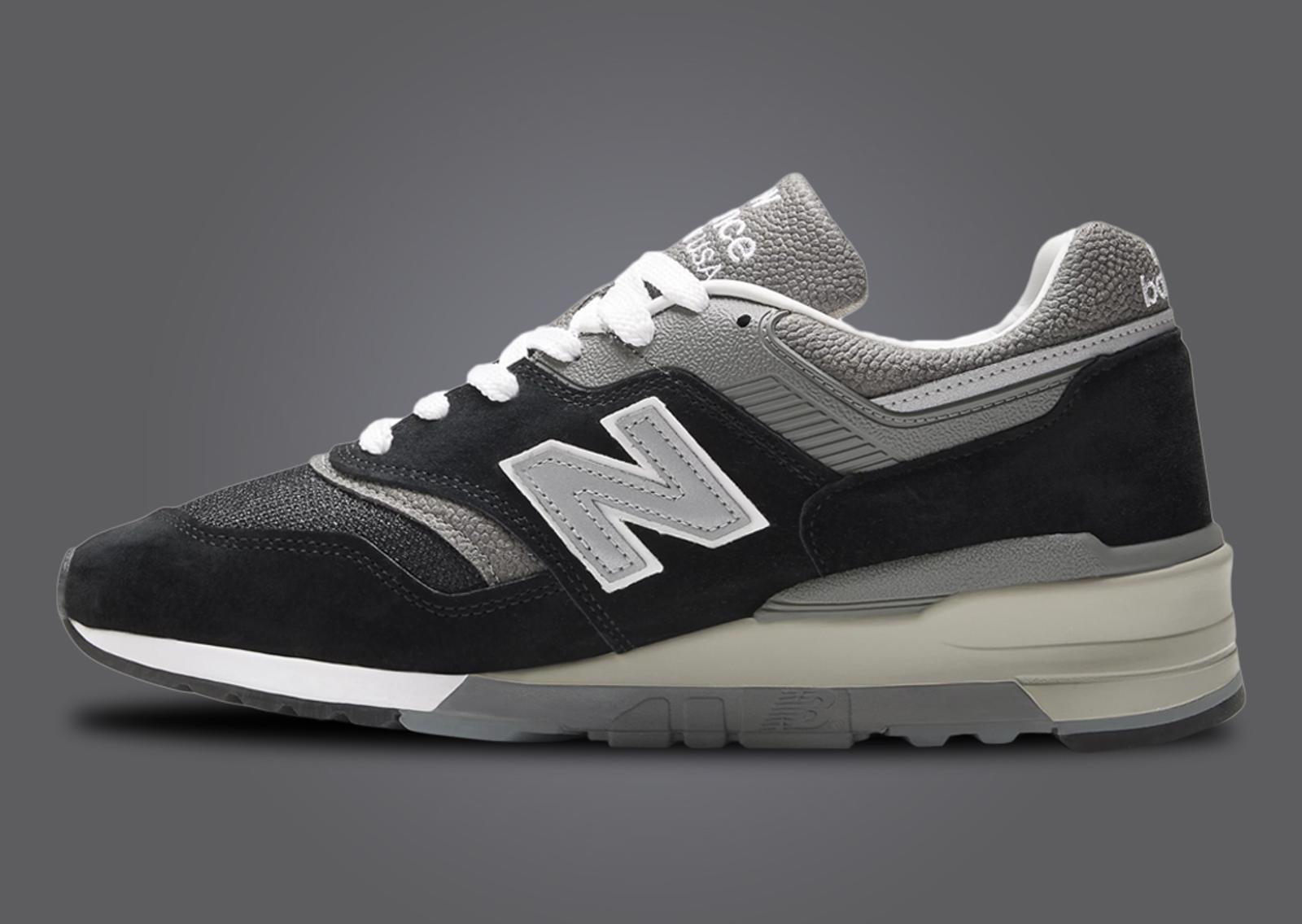 New Balance 997 Made in USA Black Medial