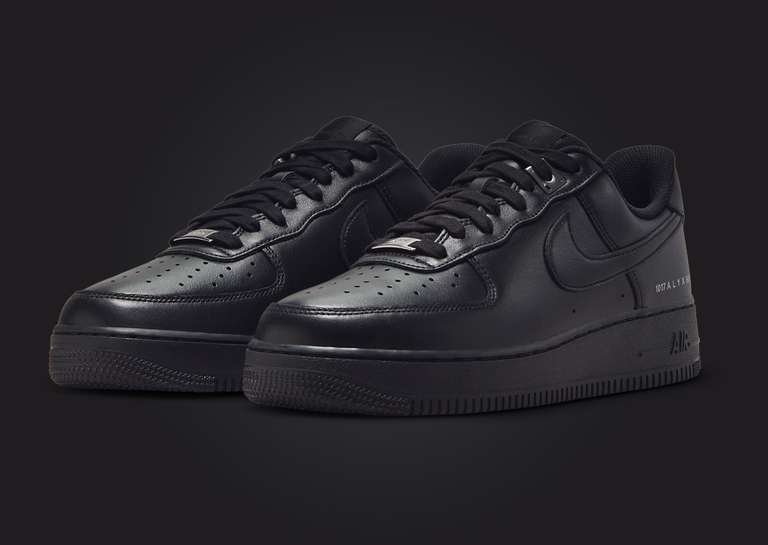 1017 ALYX 9SM x Nike Air Force 1 Low SP Black Angle