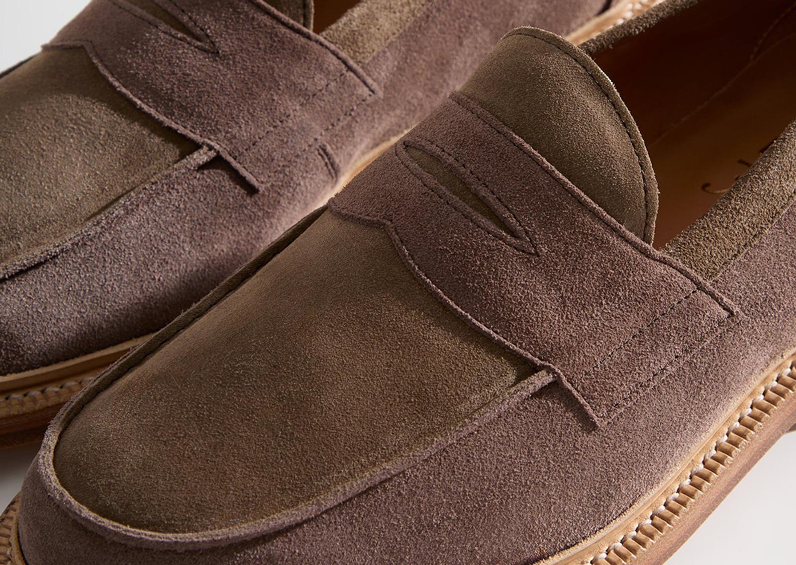 Kith x Blackstock & Weber Ellis Penny Loafer Brown Detail