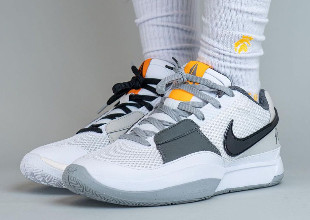 The Nike Ja 1 White Light Smoke Grey Releases August 11