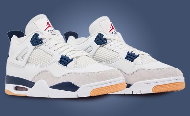 Nike SB x Air Jordan 4 Retro Summit White Navy