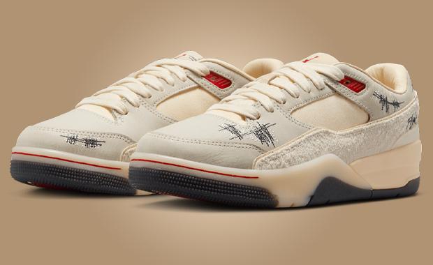 Who Decides War x Jordan Flight Court Coconut Milk (W)