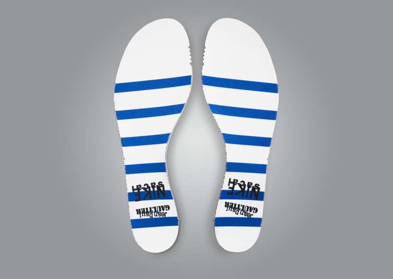Jean Paul Gaultier x sacai x Nike LDVaporwaffle Mix White Insole