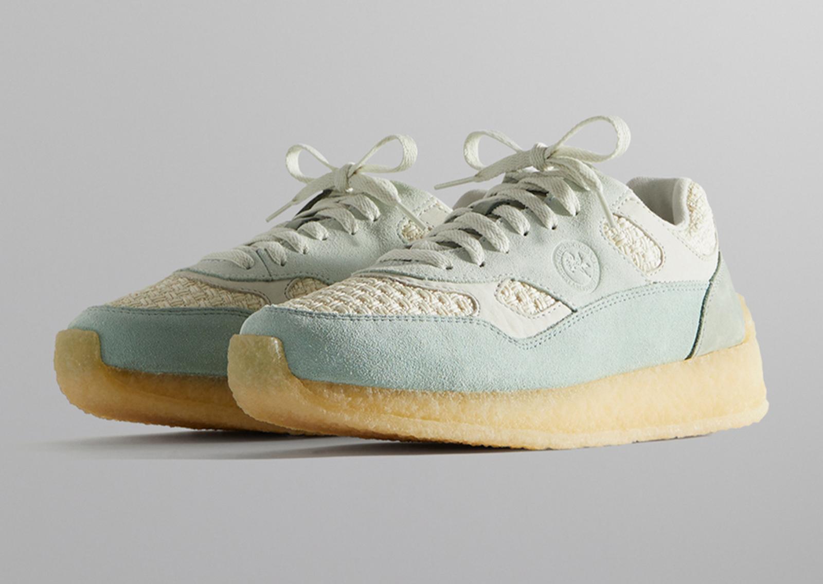 8th St by Ronnie Fieg for Clarks Originals Lockhill Pale Green Angle