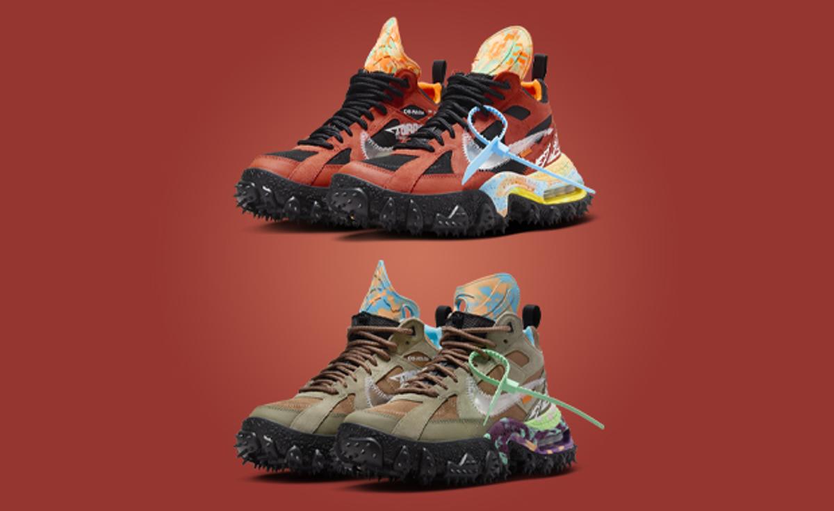 The Latest Off-White x Nike Air Terra Forma Colorways Release December 2023