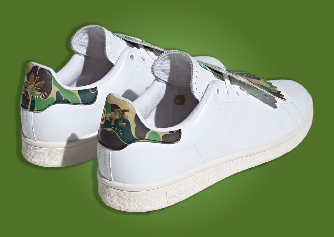 The BAPE x adidas Stan Smith Golf Collection Releases October 2023