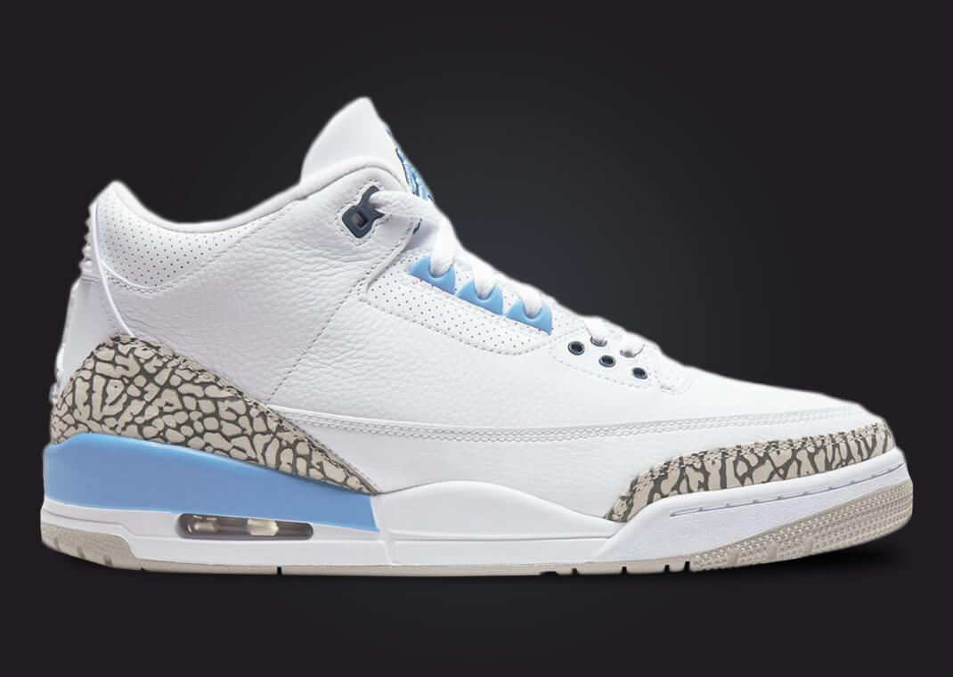 Air jordan sale 3 carolina blue