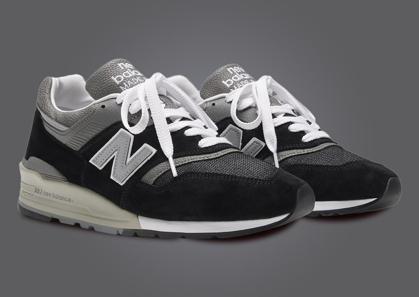 New Balance 997 Made in USA Black Angle