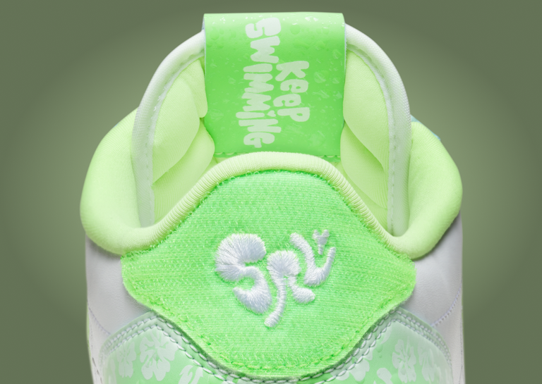 Sydney Little x Nike Cortez DB Heel Detail