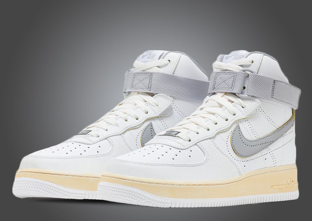 Multiple Layers Are Seen On This Nike Air Force 1 High