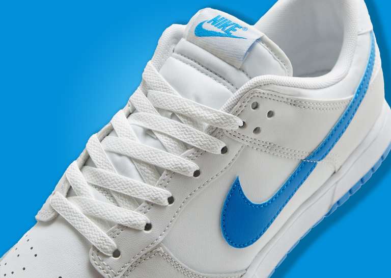 Nike Dunk Low Summit White Photo Blue Detail