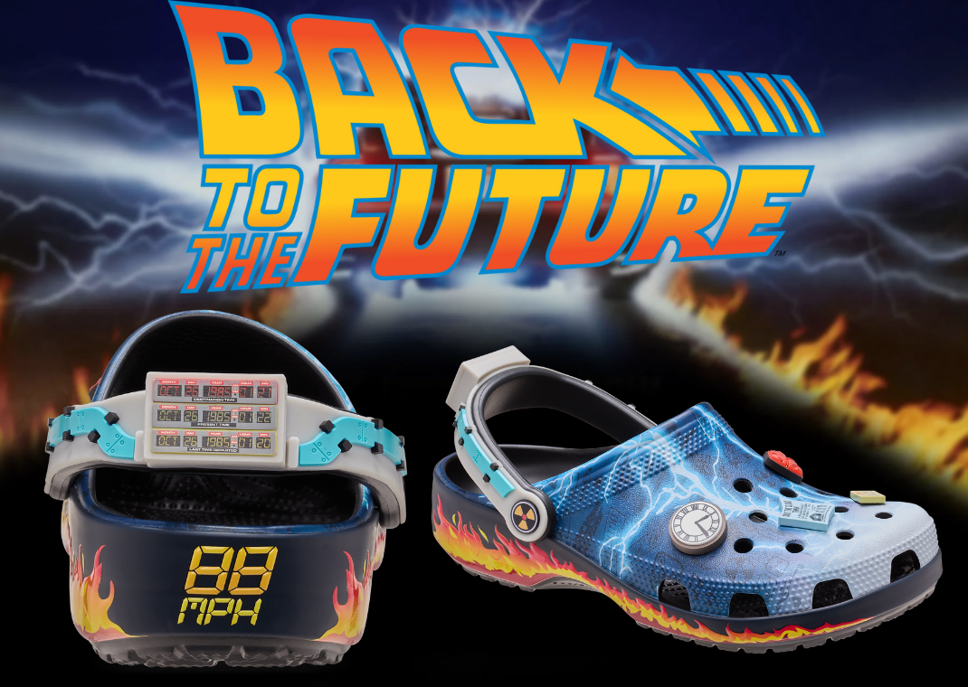 Crocs x Back To The Future Classic Clog - Size Men\'s 6 / Women\'s 8 Delorean New Crocs Back to the Future Clog Mens Sizes 4-13 Womens Size 6  main image 2