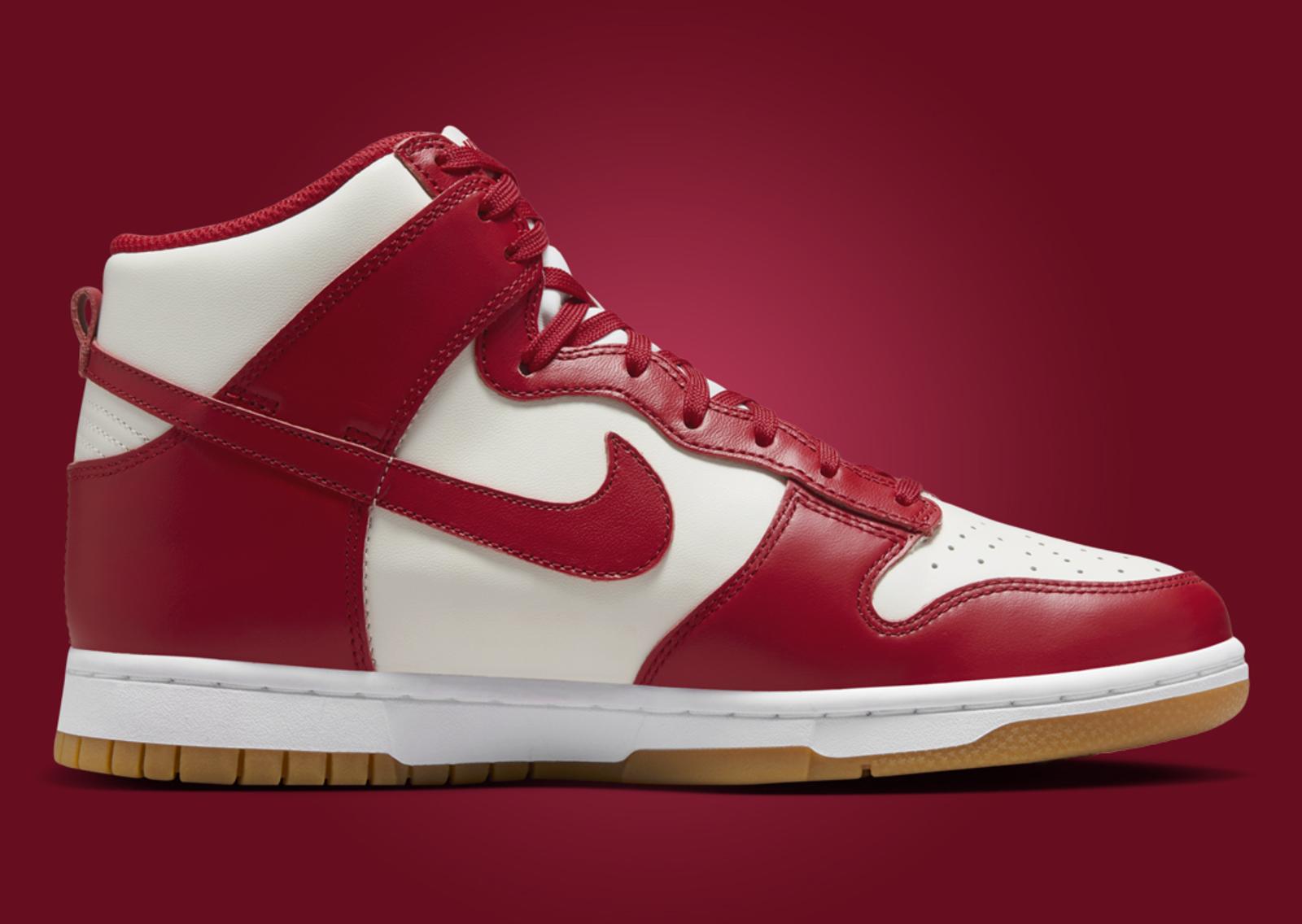 Nike Dunk High Gym Red Gum (W) Medial