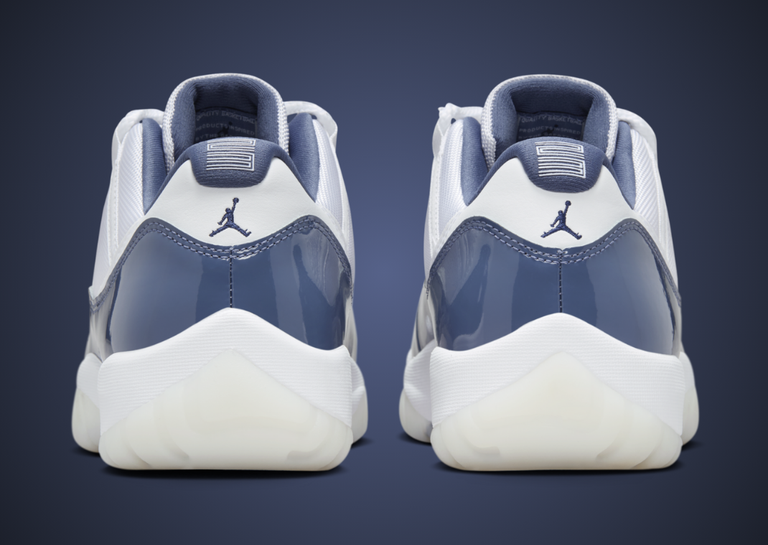 Air Jordan 11 Retro Low Diffused Blue Heel