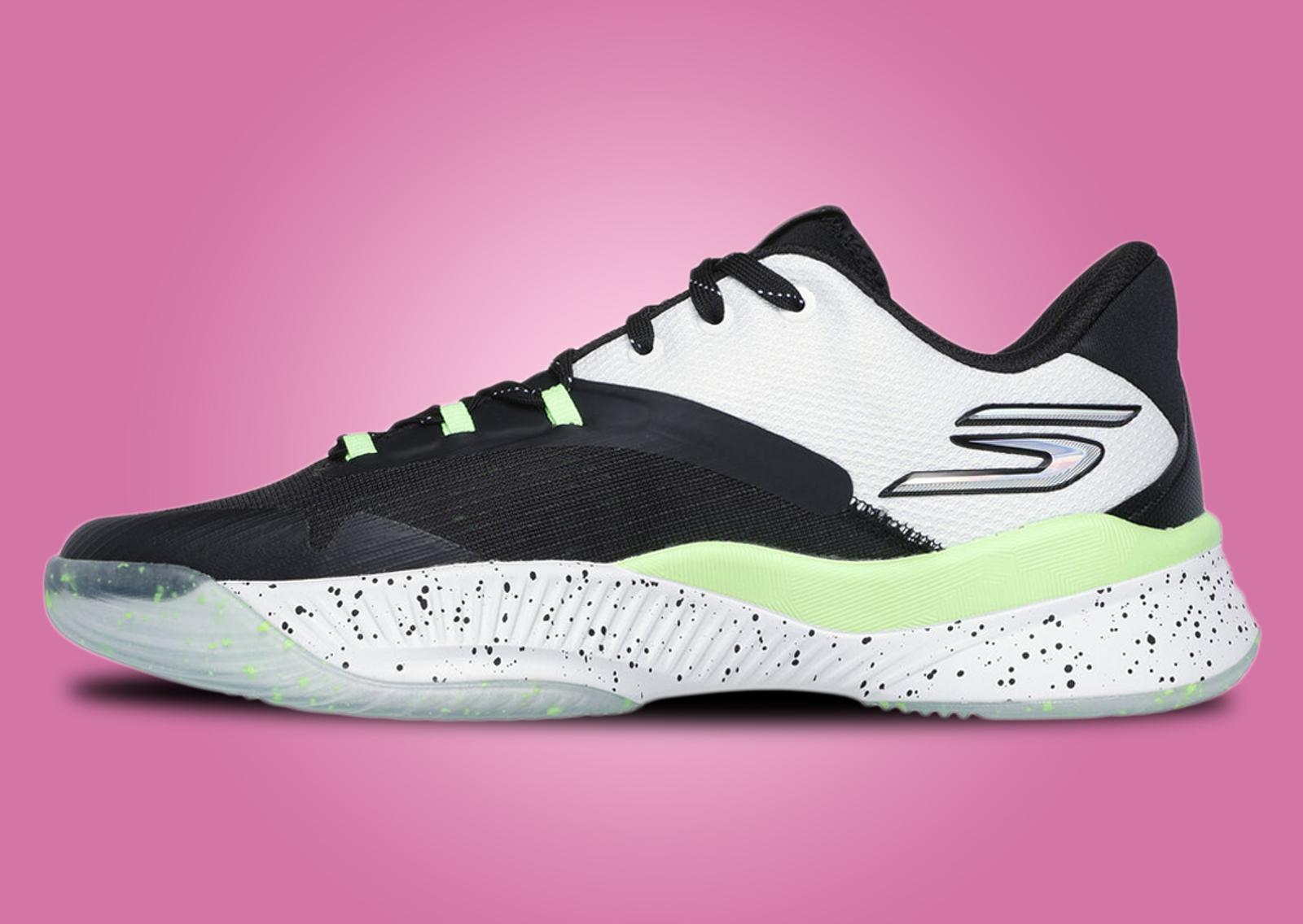 Skechers SKX Nexus White Black Lime Medial