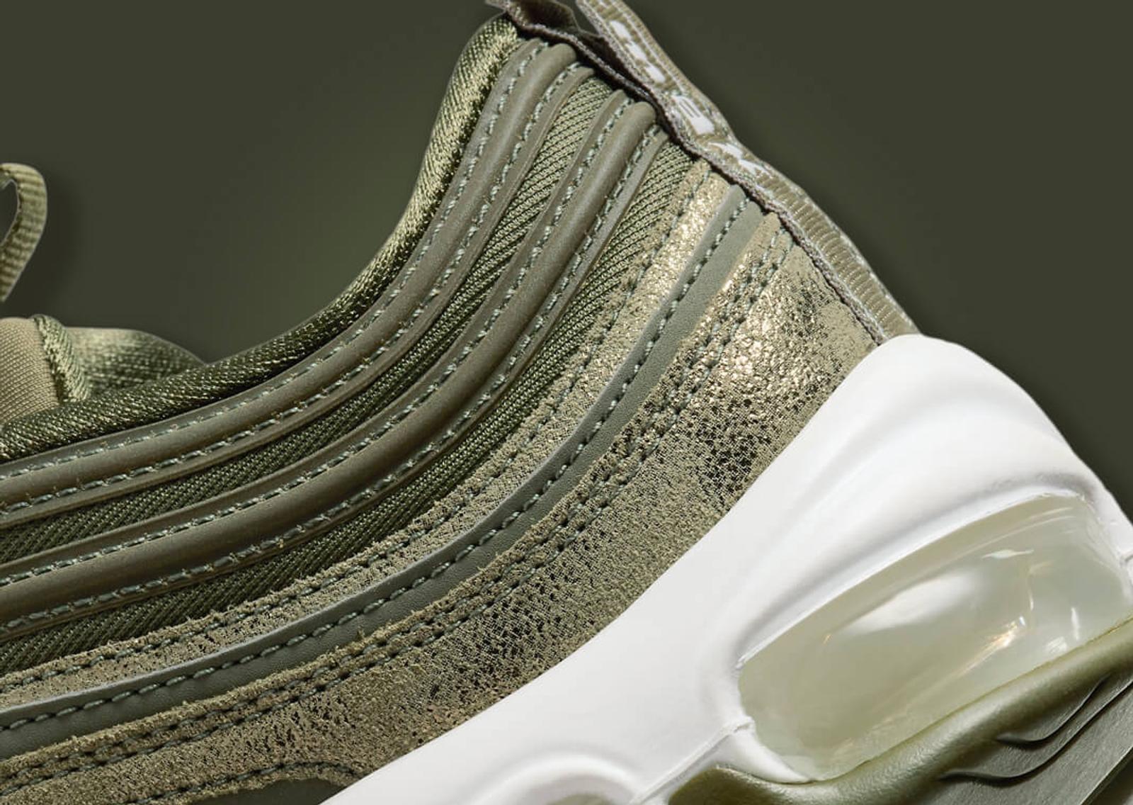 Nike Air Max 97 Distressed Olive (W) Heel