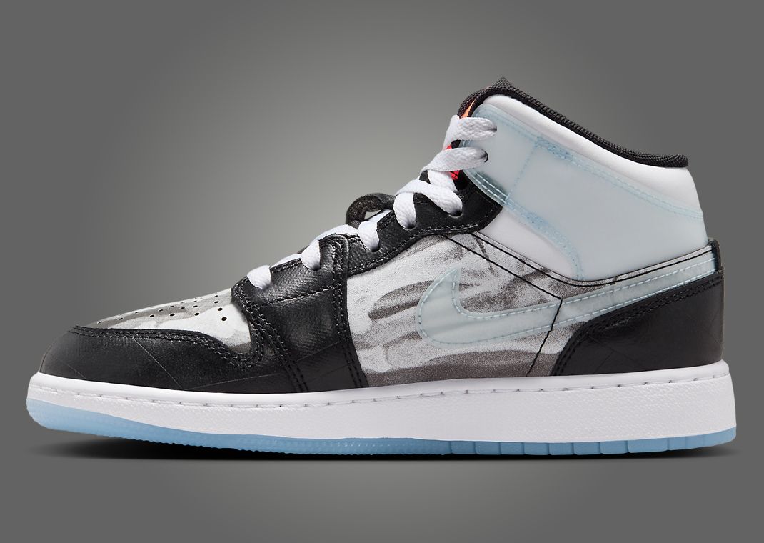 Air Jordan 1 Mid SS (GS)“X-Ray\"レディース25cm Buy Air Jordan 1 Mid SS GS 'X-Ray' - HF3210 001 | GOAT
