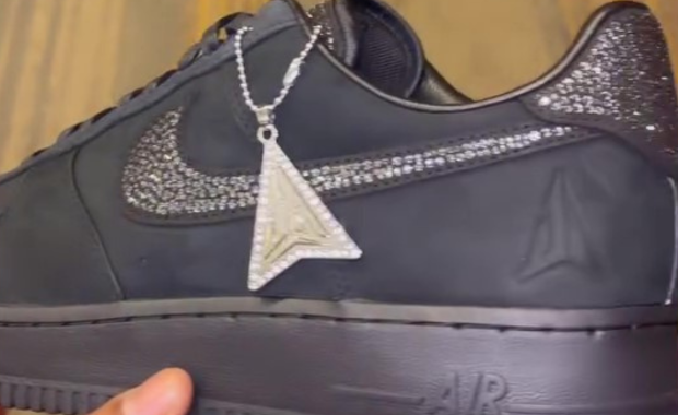 Ja Morant Leaks Video of His Own Swarovski-Covered Nike Air Force 1 Low 