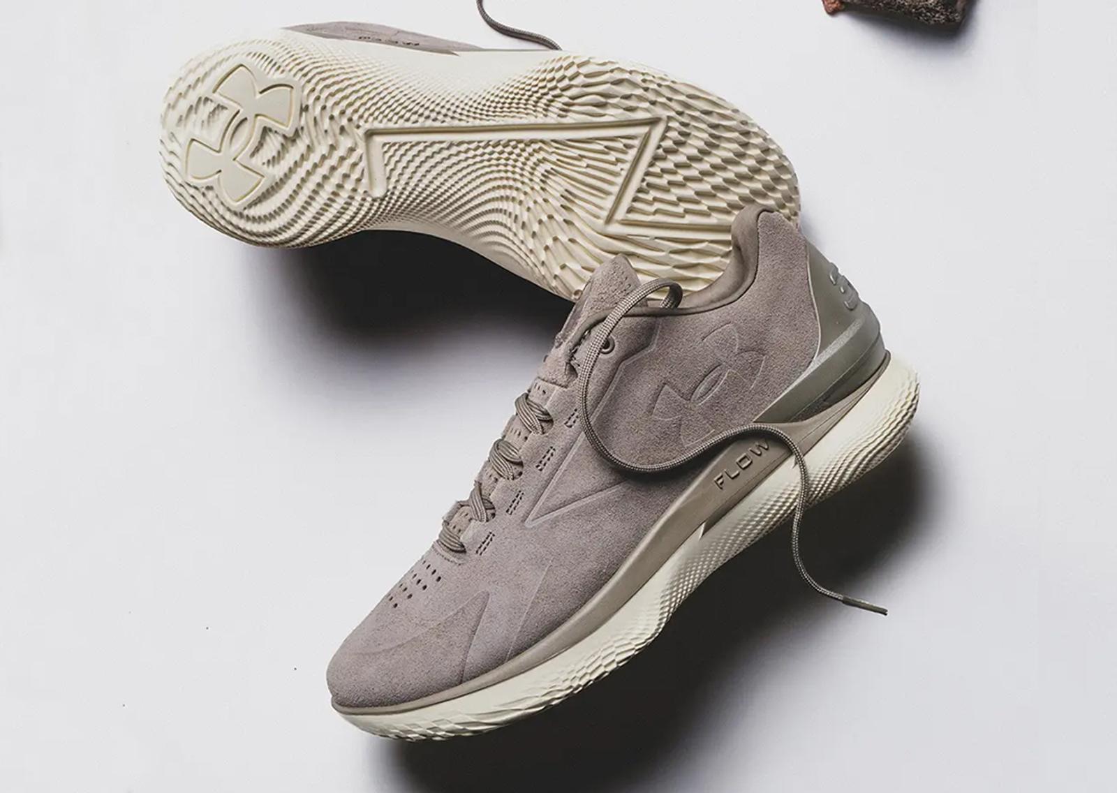 Under Armour Curry 1 Low FloTro Lux Minerals Taupe Dusk Detail