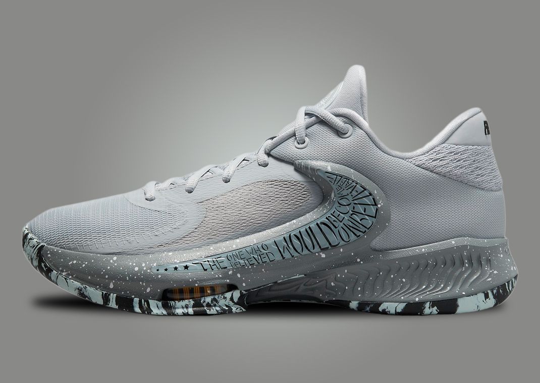 The Latest Nike Zoom Freak 4 Comes Etched In Stone