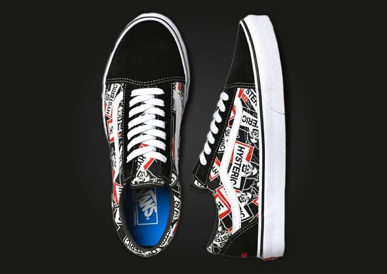 Hysteric Glamour x Vans Old Skool See No Evil Top and Lateral
