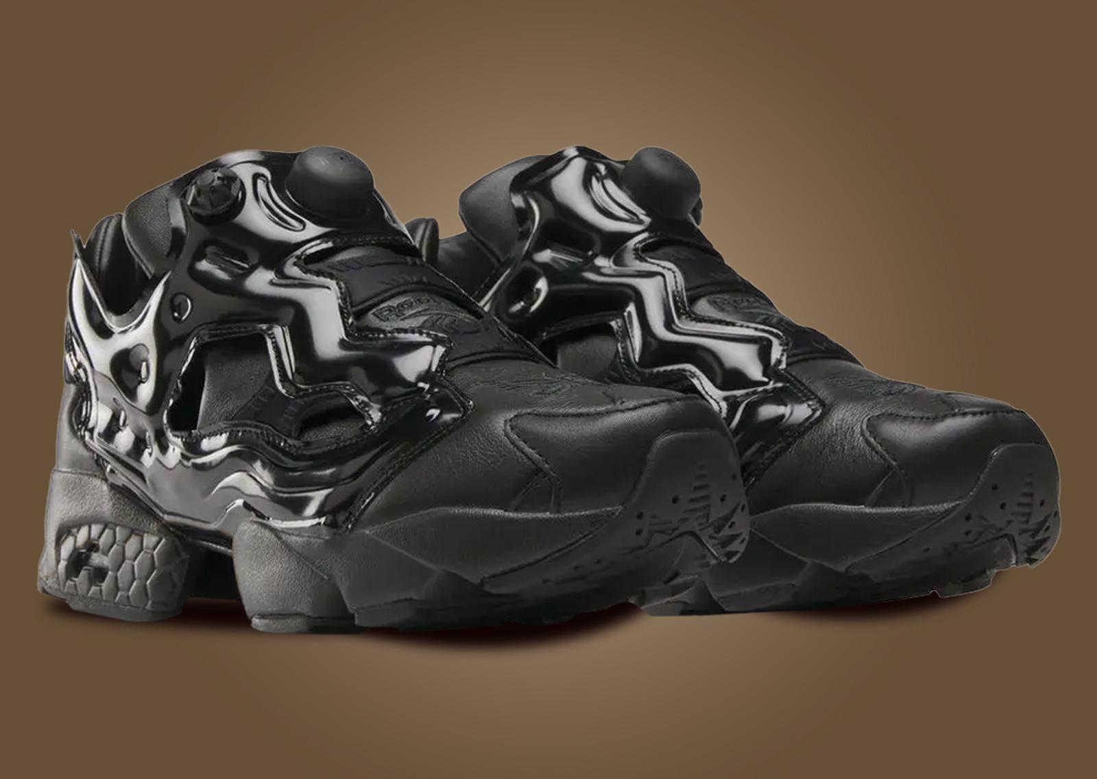 Needles x Reebok Instapump Fury Black Angle