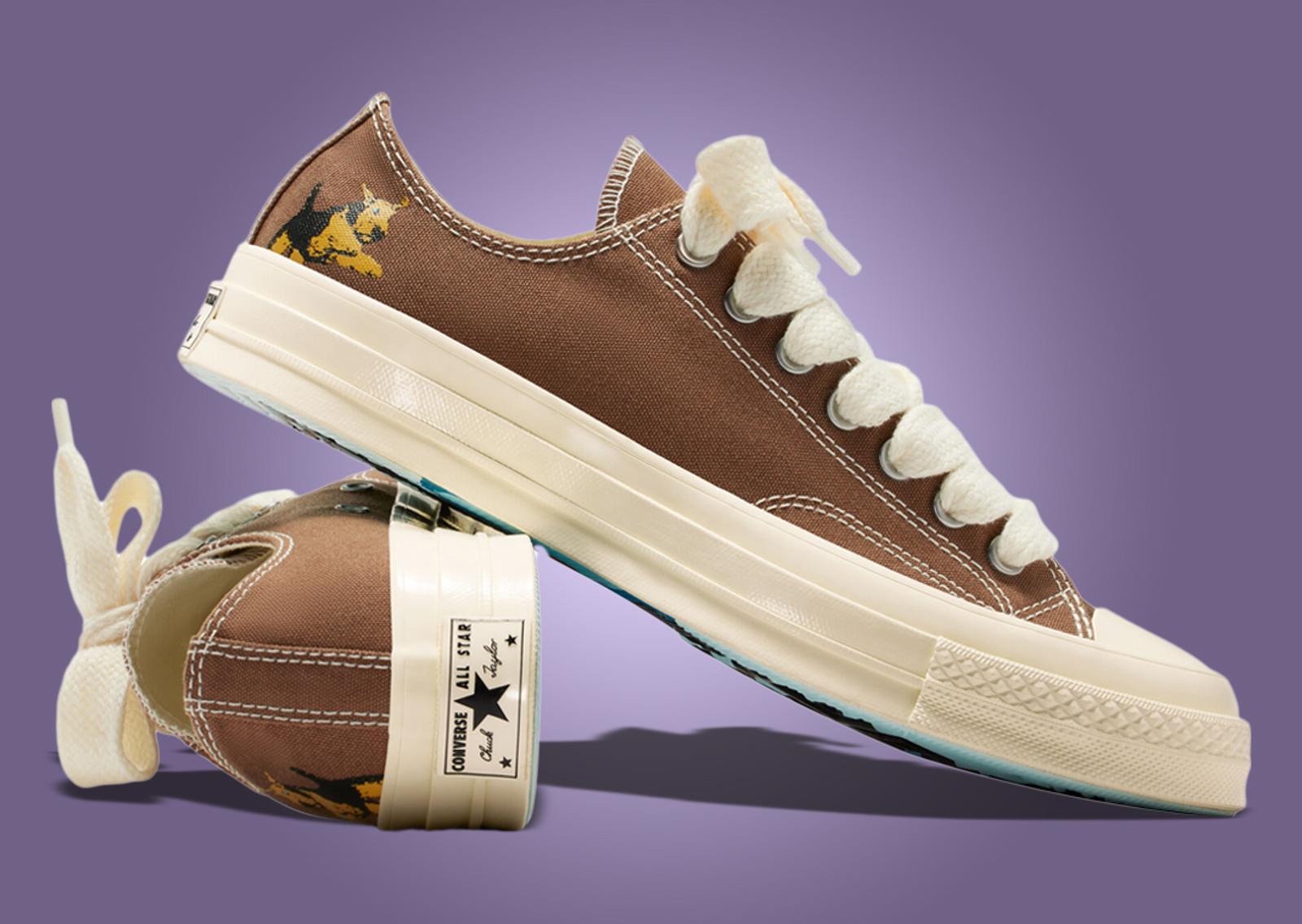 Golf le FLEUR* x Converse Chuck 70 Ox Darryl Dachshund Angle