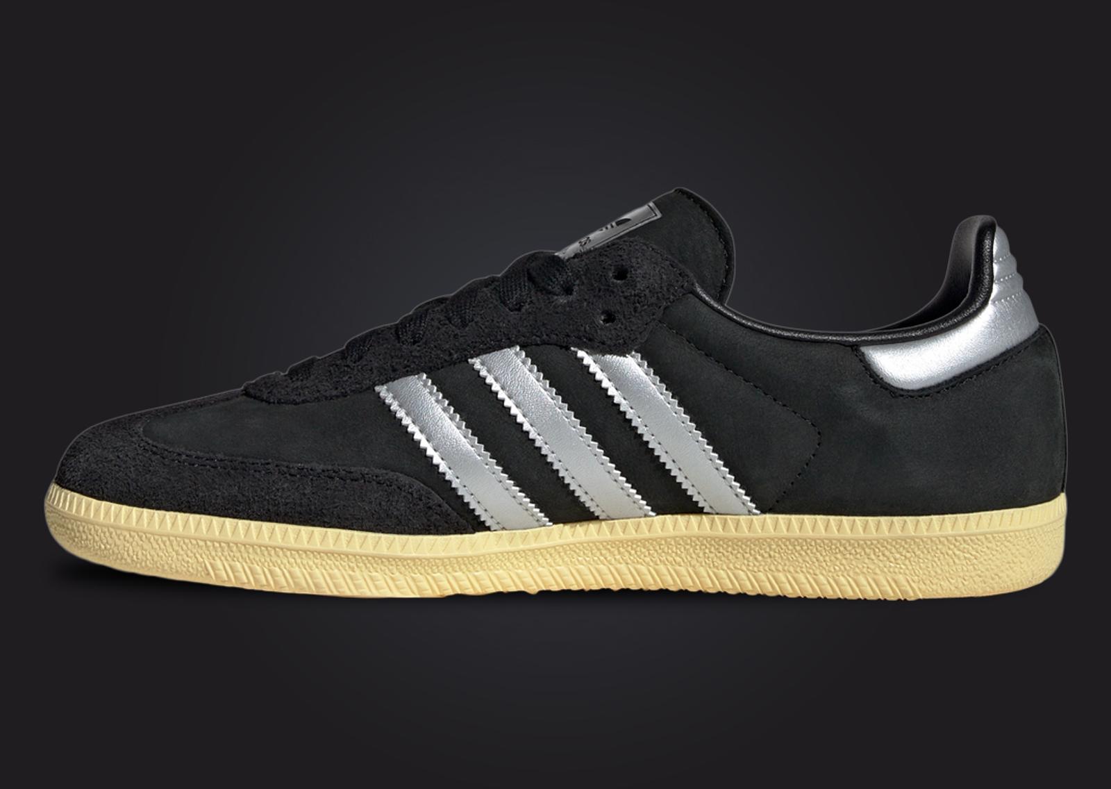 adidas Samba OG Black Silver Medial