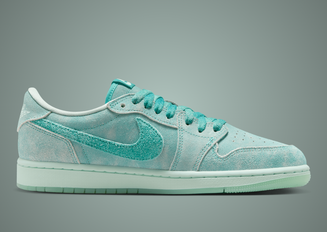 【Nike】Women's Air Jordan 1 Low OG \"Washed Teal\" Sneakers Jordan Brand Air Jordan 1 Retro Low OG Wmns “Washed