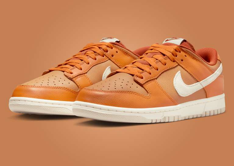 Nike Dunk Low Monarch Dark Russet Lateral Angle