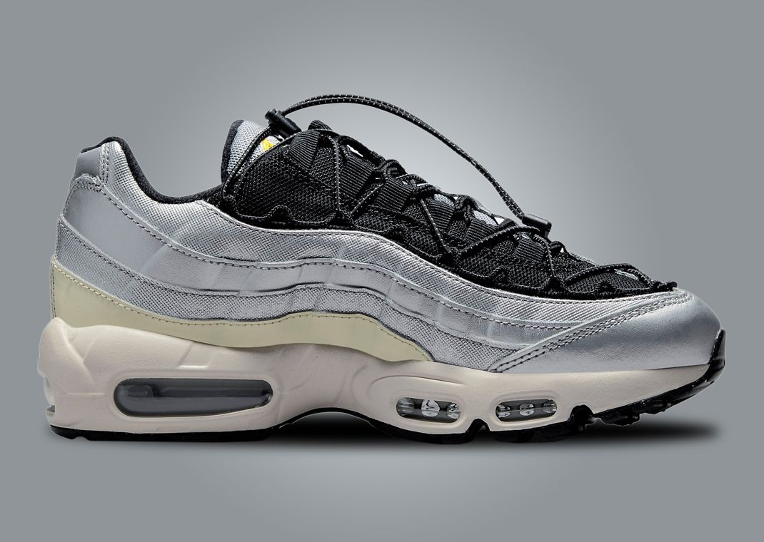 This Nike Air Max 95 Toggle Comes Covered In Metallic Silver