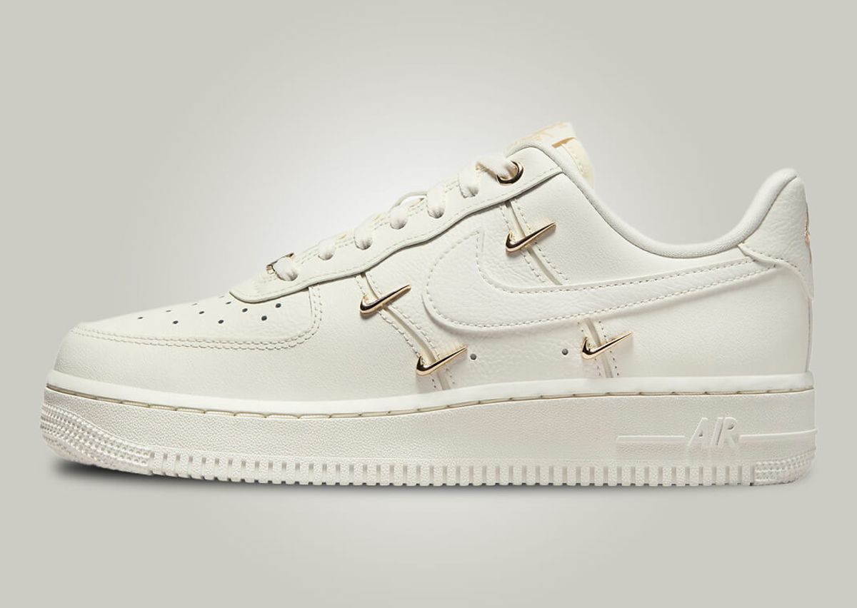 Nike Air Force 1 Low LX Sail Metallic Gold (W) Lateral