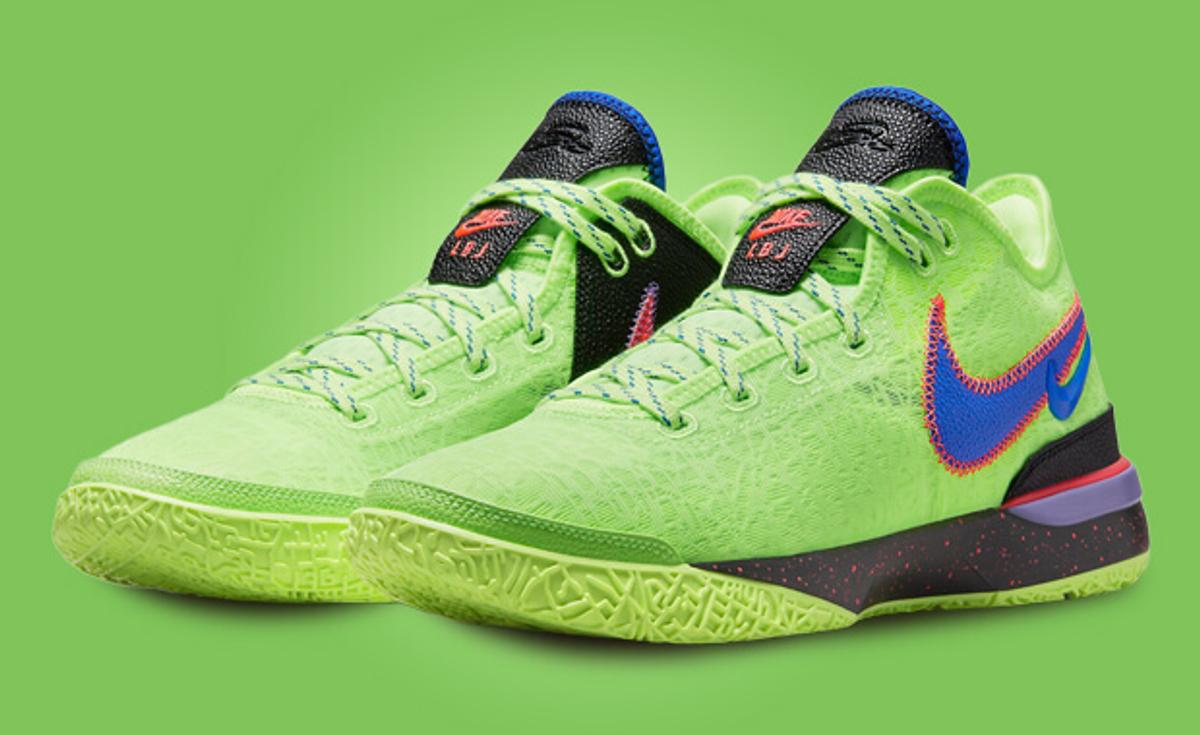 The Nike LeBron NXXT Gen Glitch Is Highlighted by Ghost Green and Racer Blue