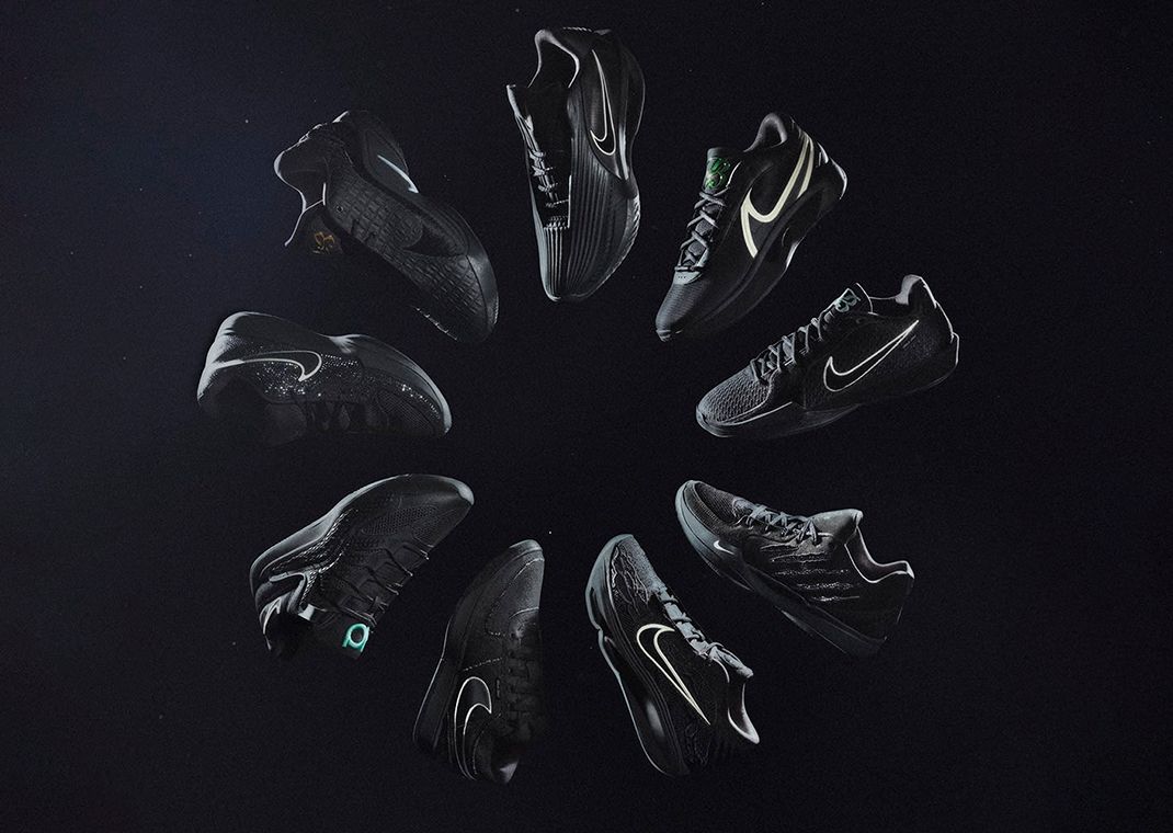 black nike basket ball