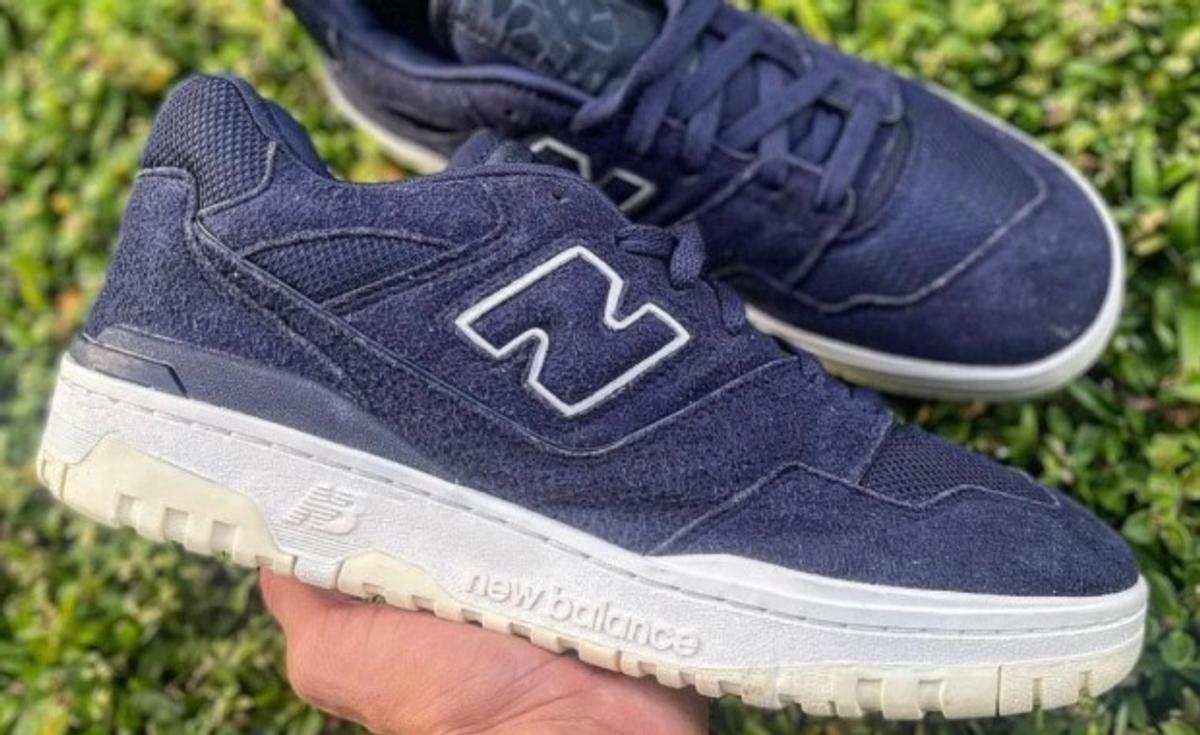 Navy Suede Dresses This Aime Leon Dore x New Balance 550