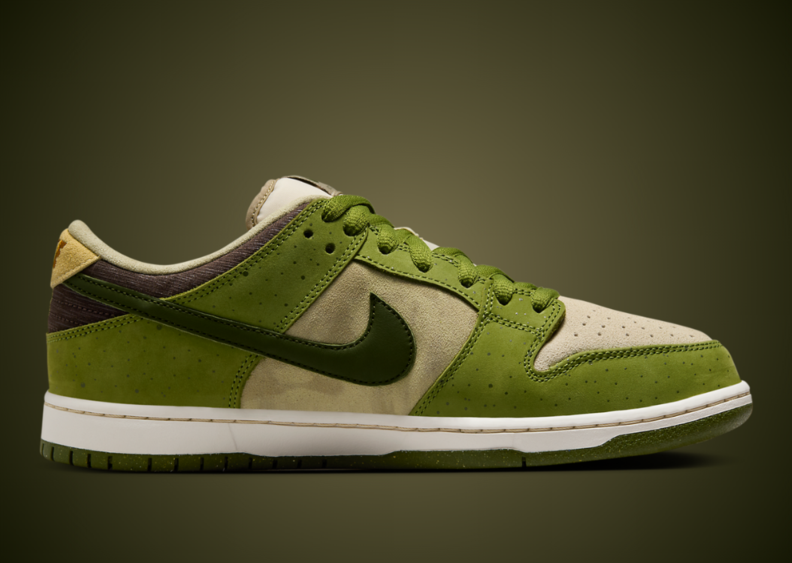 Yuto Horigome x Nike SB Dunk Low Asparagus Medial