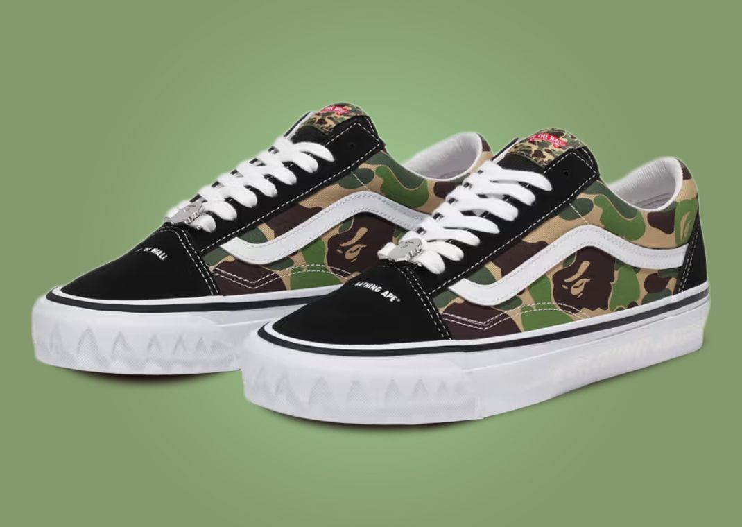 みーこ A BATHING APE BAPE X VANS LX A Bathing Ape BAPE x Vans LX Old Skool TB Multi-Color 1K73-191-920