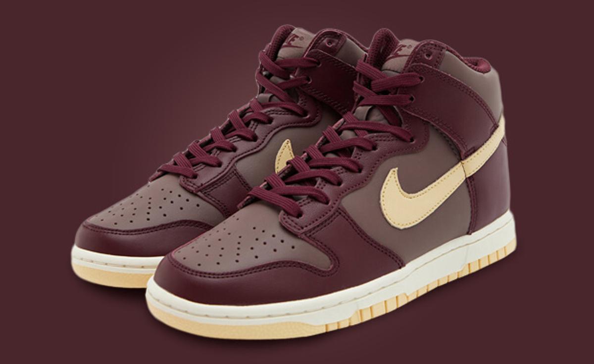 Fall-Ready Shades Land On The Nike Dunk High Plum Eclipse Pale Vanilla