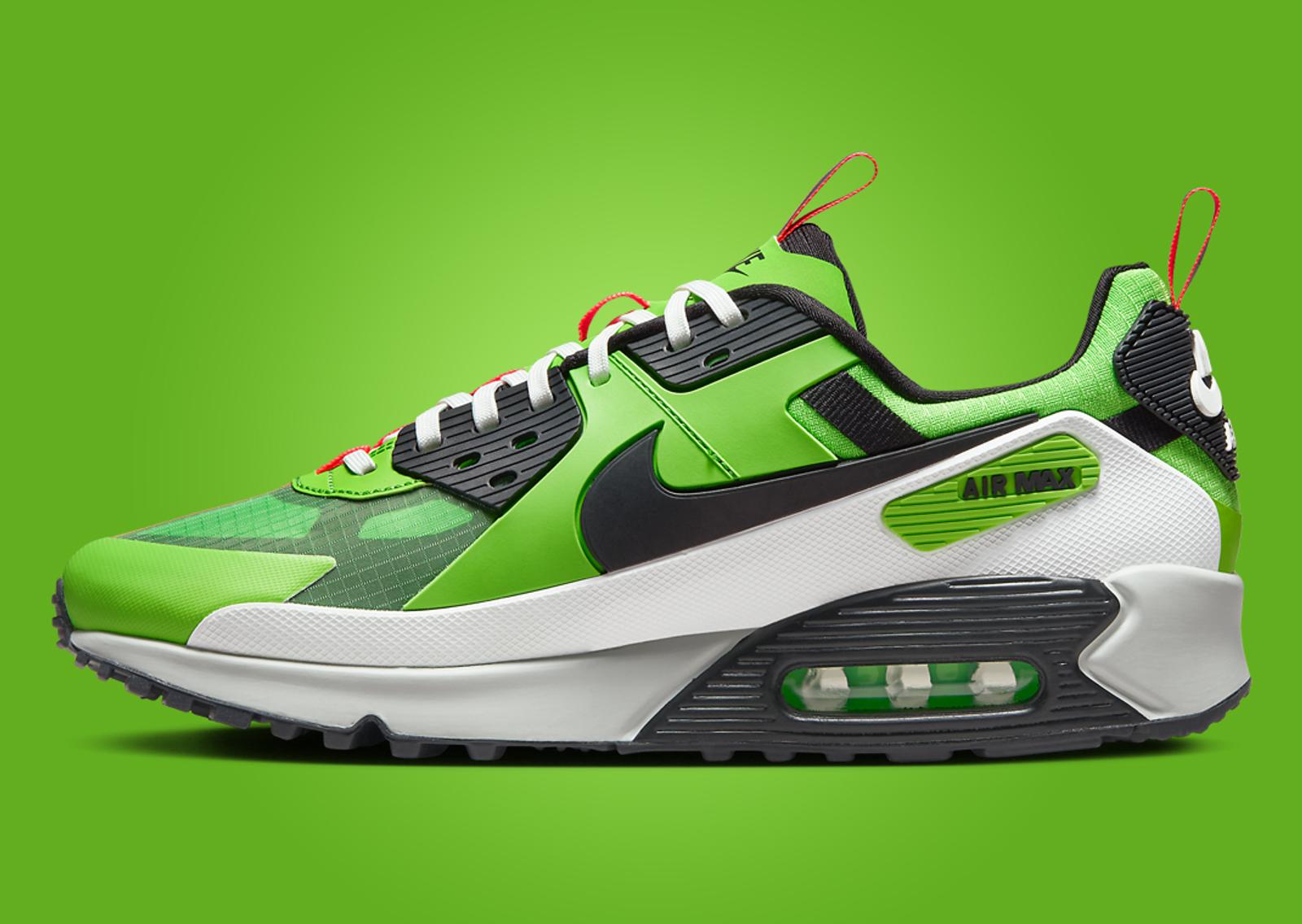 Nike Air Max 90 Drift Action Green Medial Right