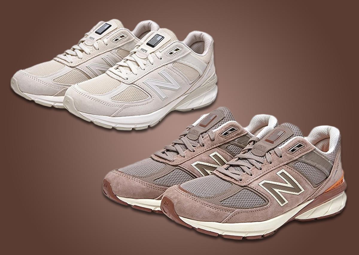 Slow Steady Club x New Balance 990v5 "Paper" and "Brown"